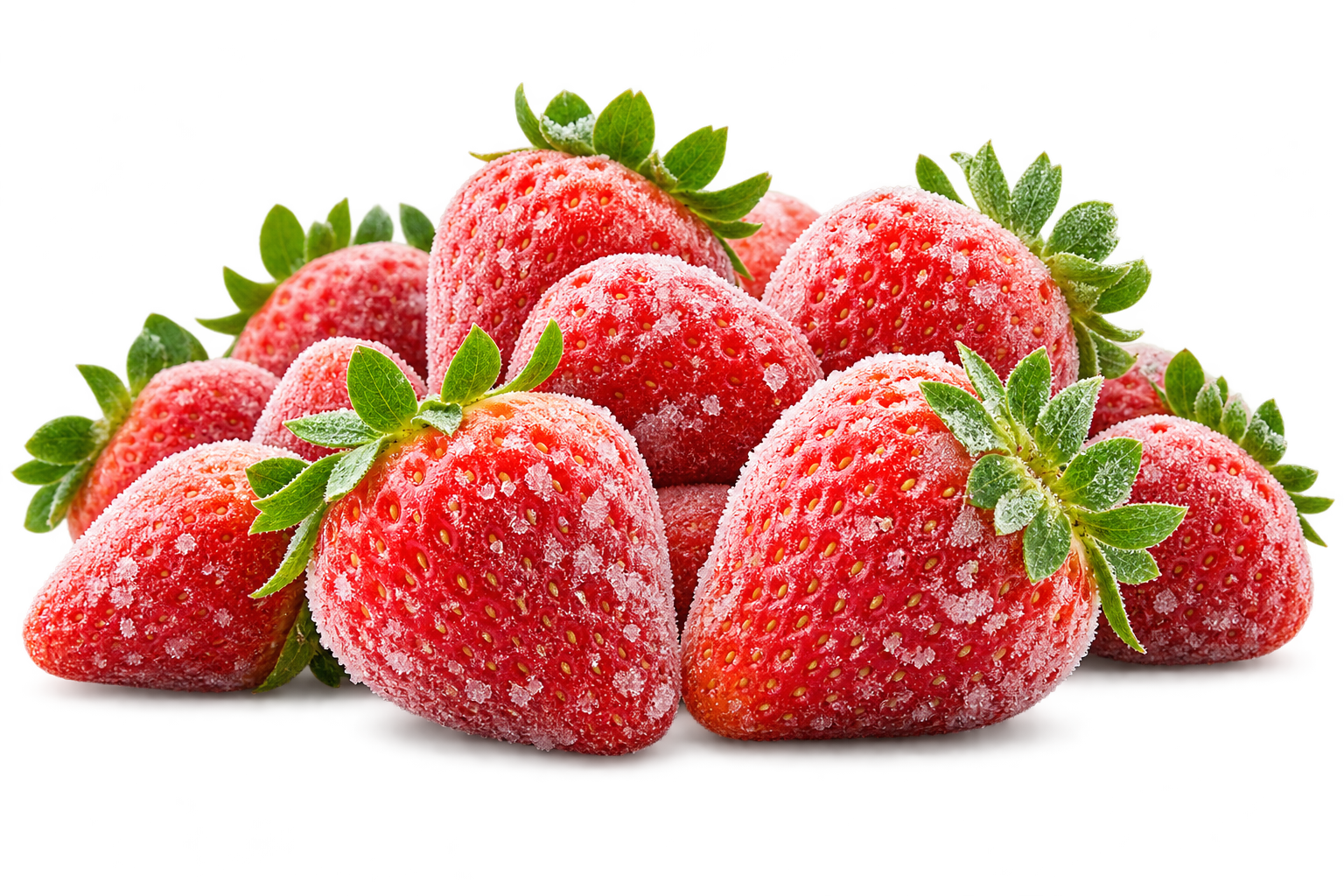 Frozen strawberries